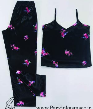 تاپ و شلوار گل قرمز ۱