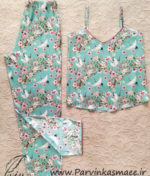 تاپ و شلوار طرح شکوفه ۱